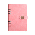 Custom Logo A5 Loose-leaf Metal Buckle Conference Notebook | Premium Corporate Gifts and Custom Gifts