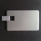 Custom Logo Thin and light metal business card flash drive | Premium Corporate Gifts and Custom Gifts