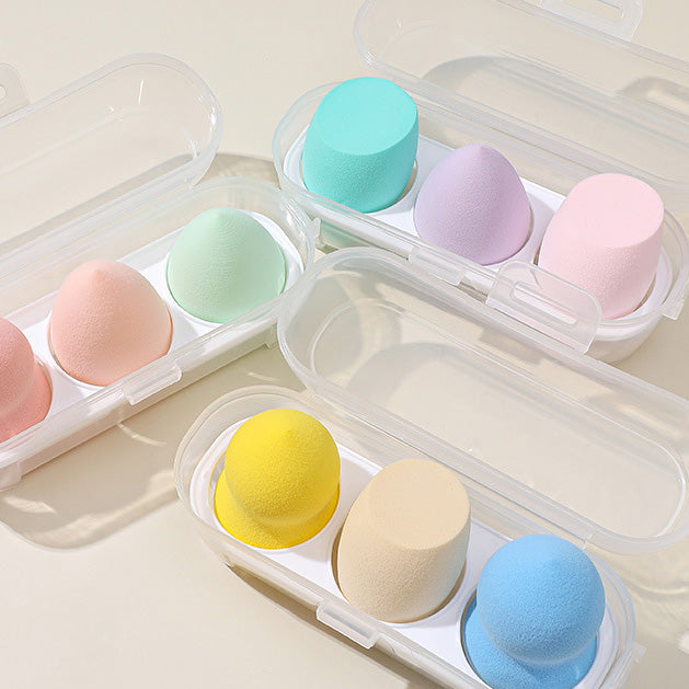 Custom Logo Beauty Egg Storage Set (3 pieces) | Premium Corporate Gifts and Custom Gifts