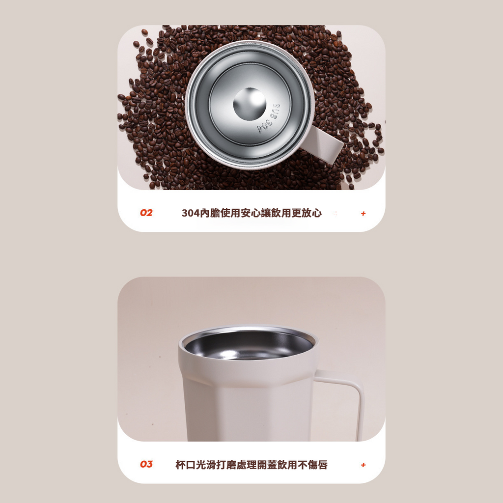 Custom Logo Portable Handle Stainless Steel Cup | Premium Corporate Gifts and Custom Gifts