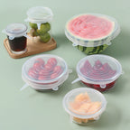 Custom Logo Silicone Fresh-keeping Lid 6-piece set | Premium Corporate Gifts and Custom Gifts