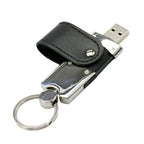 Custom Logo Textured leather rotating flash drive | Premium Corporate Gifts and Custom Gifts