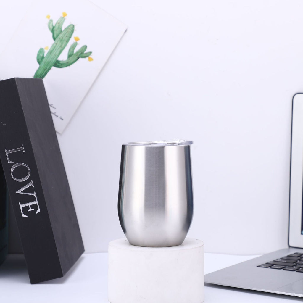 Custom Logo Curved metal eco-friendly cup | Premium Corporate Gifts and Custom Gifts