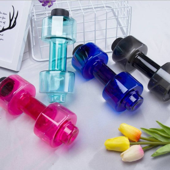 Custom Logo Creative dumbbell-shaped water bottle | Premium Corporate Gifts and Custom Gifts