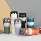 Custom Logo Double Drink Handheld Tumbler Thermos Mug | Premium Corporate Gifts and Custom Gifts