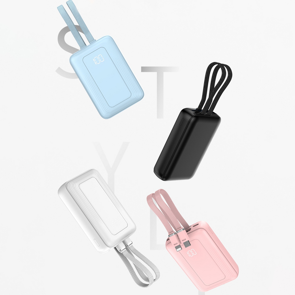 Custom Logo Dual-wire portable power bank | Premium Corporate Gifts and Custom Gifts