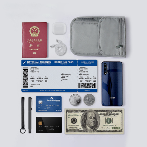 Custom Logo Anti-theft Card Pack Passport Storage Bag | Premium Corporate Gifts and Custom Gifts