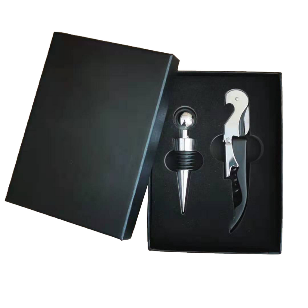 Custom Logo Red wine corkscrew two-piece gift box | Premium Corporate Gifts and Custom Gifts