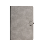 Custom Logo Simple metal round buckle notebook | Premium Corporate Gifts and Custom Gifts