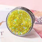 Custom Logo Sequin Quicksand Mirror | Premium Corporate Gifts and Custom Gifts