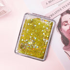 Custom Logo Sequin Quicksand Mirror | Premium Corporate Gifts and Custom Gifts