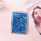 Custom Logo Sequin Quicksand Mirror | Premium Corporate Gifts and Custom Gifts