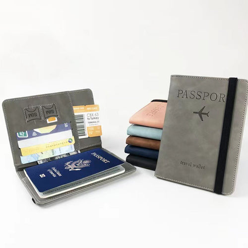 Custom Logo Textured side strap passport sleeve | Premium Corporate Gifts and Custom Gifts