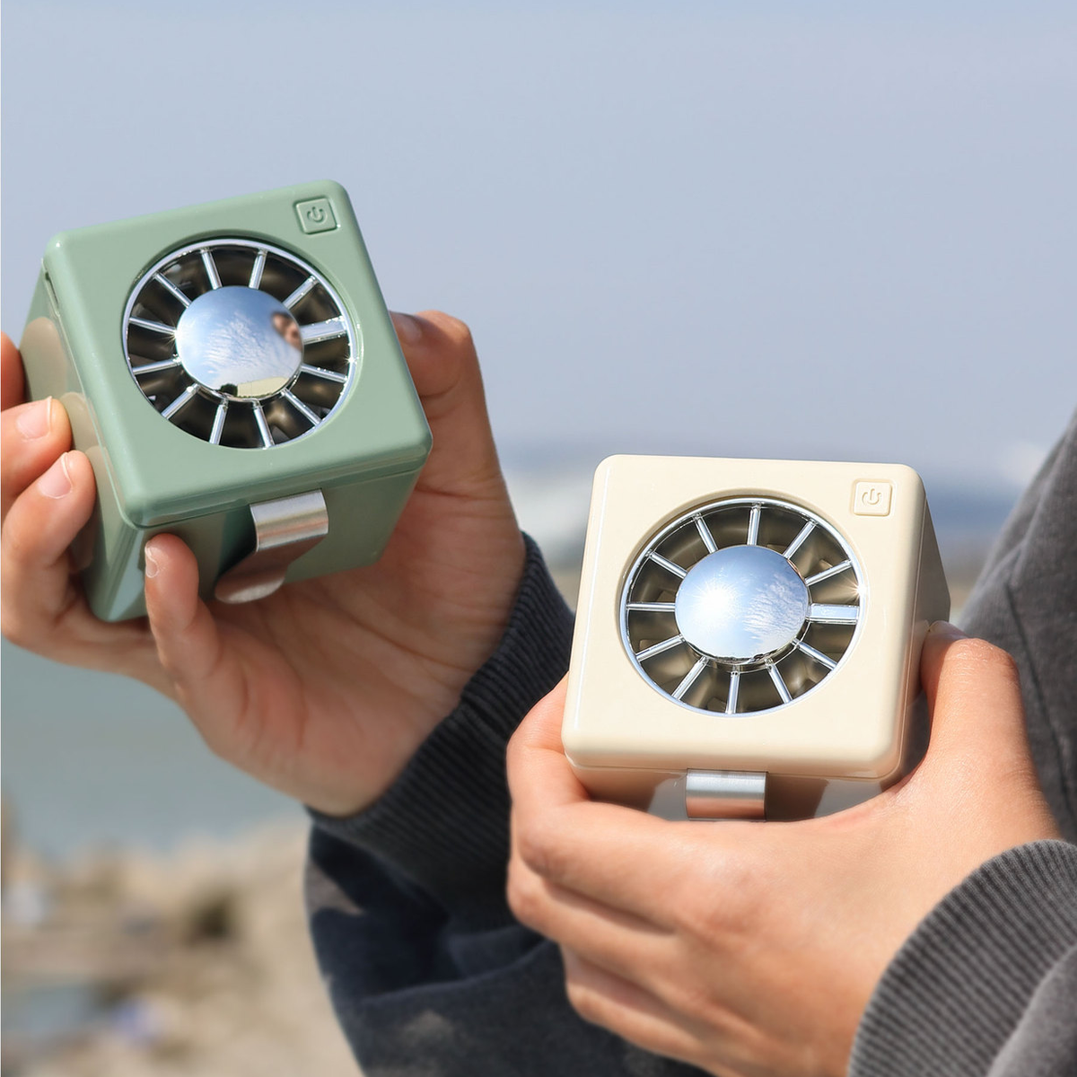 Custom Logo Office Square Desk Fan | Premium Corporate Gifts and Custom Gifts