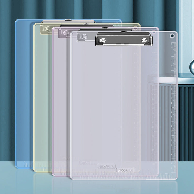 Custom Logo Transparent Board Clip Writing Board | Premium Corporate Gifts and Custom Gifts
