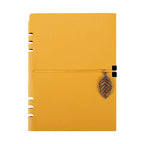 Custom Logo Leather leaf strap notebook | Premium Corporate Gifts and Custom Gifts