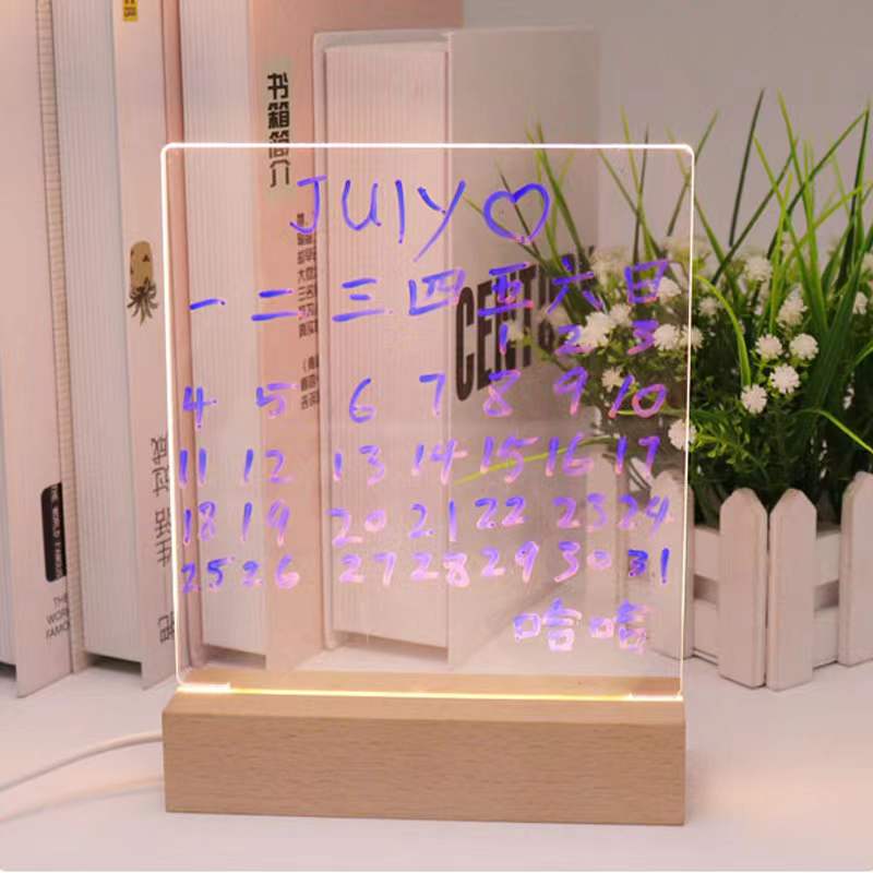 Custom Logo Acrylic Night Light Message Board | Premium Corporate Gifts and Custom Gifts