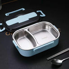 Custom Logo Textured Stainless Steel Bento Lunch Box | Premium Corporate Gifts and Custom Gifts