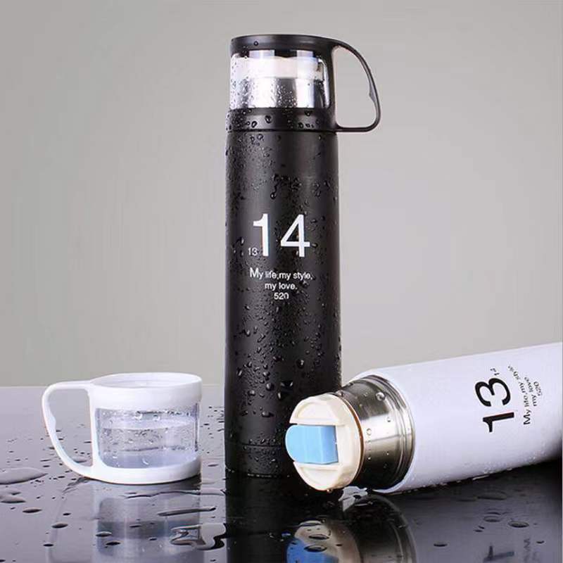 Custom Logo Stainless steel vacuum insulated cup with cup | Premium Corporate Gifts and Custom Gifts