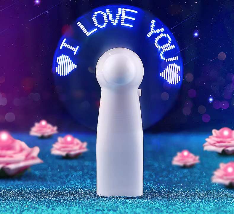 Custom Logo LED Light Emitting Fan | Premium Corporate Gifts and Custom Gifts