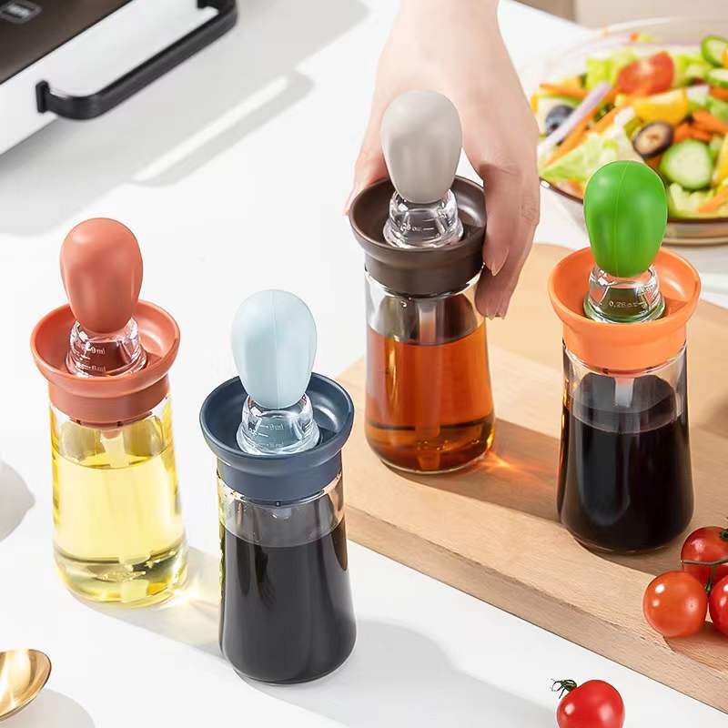 Custom Logo Press-type oil-brushed glass bottle | Premium Corporate Gifts and Custom Gifts