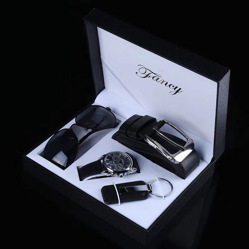 Custom Logo Gentleman's Business Four-Piece Gift Box | Premium Corporate Gifts and Custom Gifts