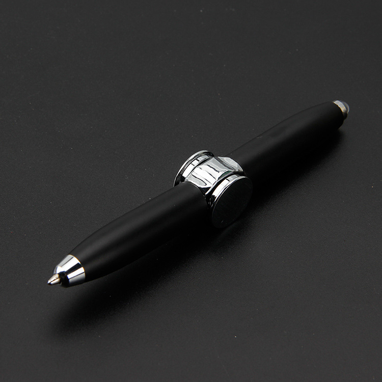 Custom Logo Fidget Spiral Turning Light Ballpoint Pen | Premium Corporate Gifts and Custom Gifts