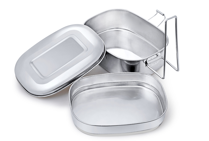 Custom Logo Double-layer stainless steel bento box | Premium Corporate Gifts and Custom Gifts