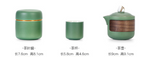 Custom Logo  Dragon Boat Festival Texture Business Ceramic Tea Set | Premium Corporate Gifts and Custom Gifts