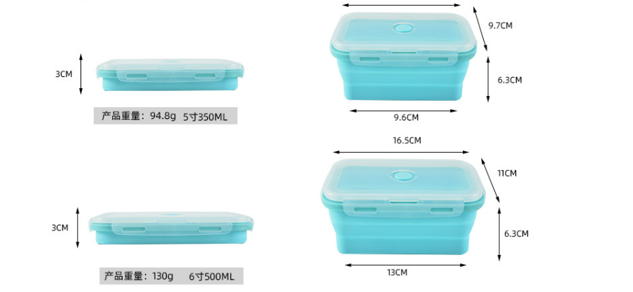 Custom Logo Folding and storing eco-friendly bento boxes | Premium Corporate Gifts and Custom Gifts