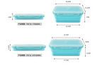 Custom Logo Folding and storing eco-friendly bento boxes | Premium Corporate Gifts and Custom Gifts