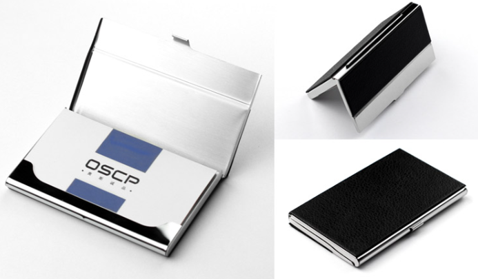 Custom Logo Metallic Business Card Box | Premium Corporate Gifts and Custom Gifts