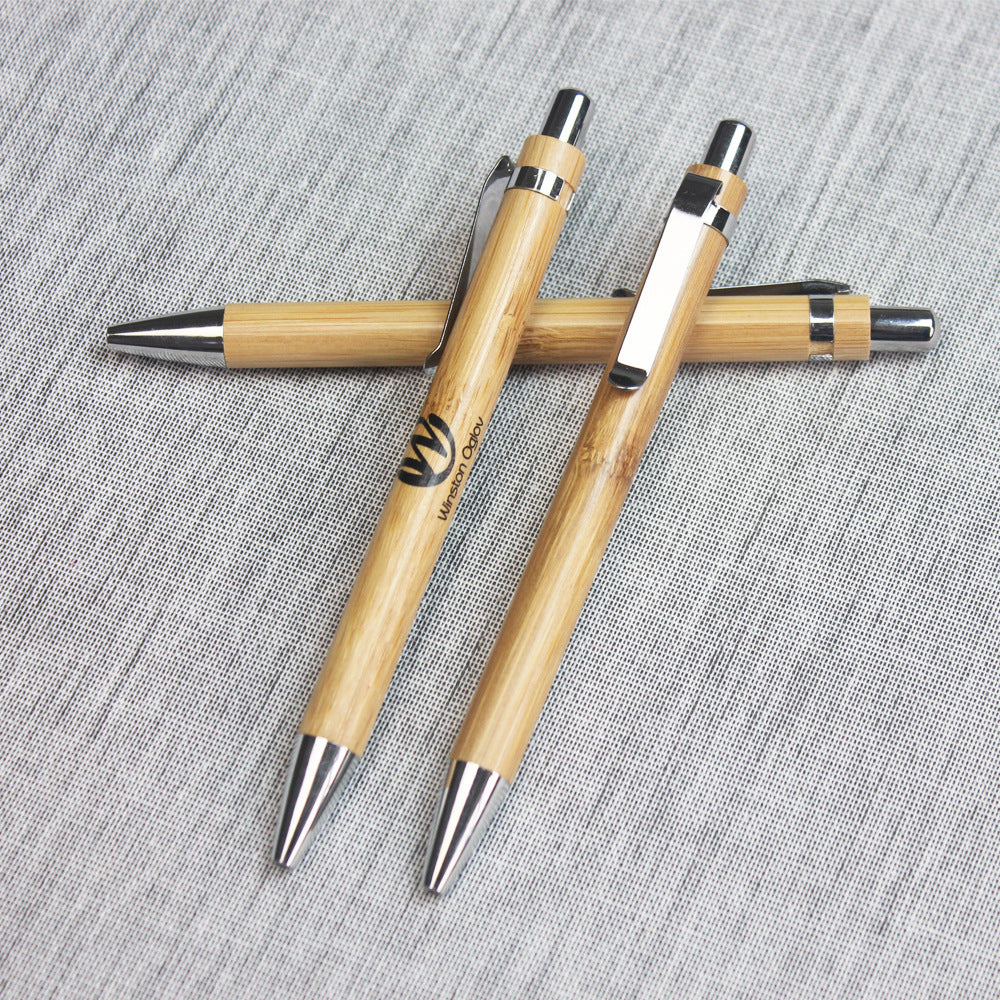 Custom Logo Bamboo and Wood Advertising Pen | Premium Corporate Gifts and Custom Gifts