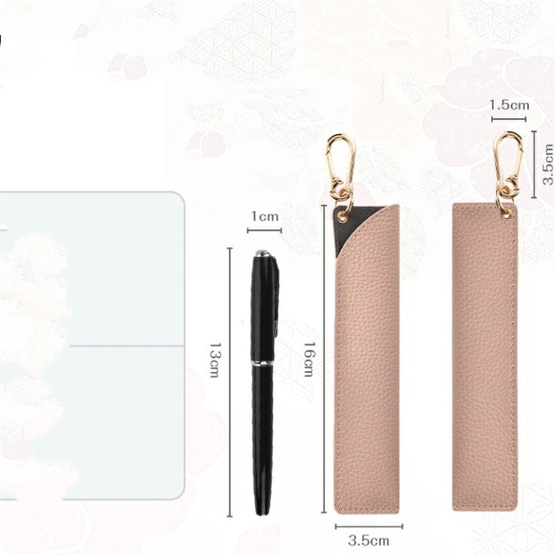 Custom Logo Leather Advertising Pen Portable Storage Bag | Premium Corporate Gifts and Custom Gifts