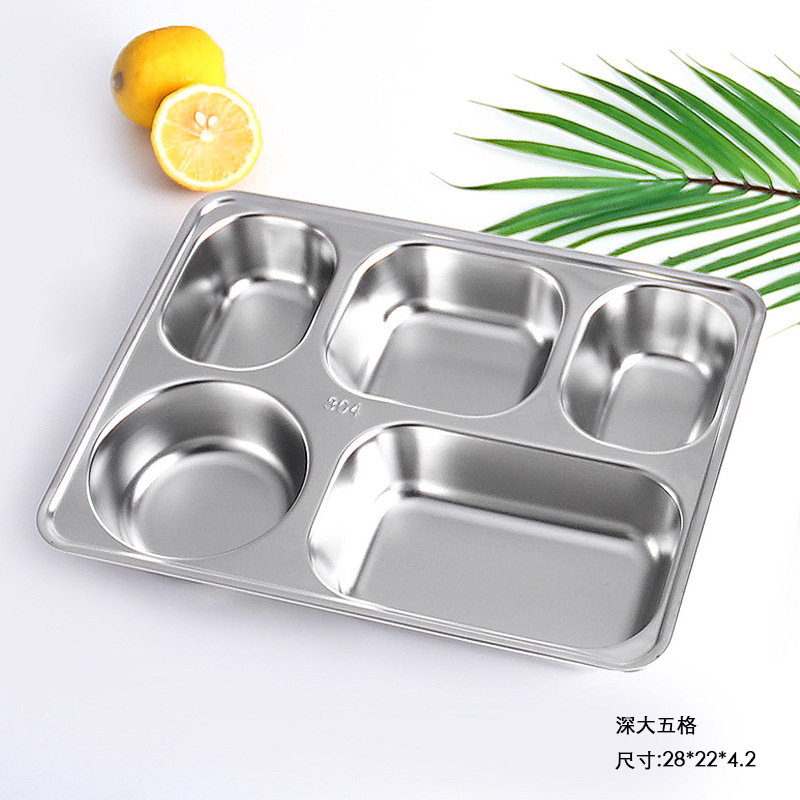 Custom Logo Stainless Steel Dinner Plate Set with Lid | Premium Corporate Gifts and Custom Gifts