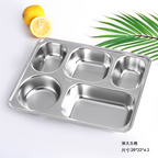 Custom Logo Stainless Steel Dinner Plate Set with Lid | Premium Corporate Gifts and Custom Gifts