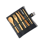 Custom Logo Japanese wooden tableware six-piece set | Premium Corporate Gifts and Custom Gifts