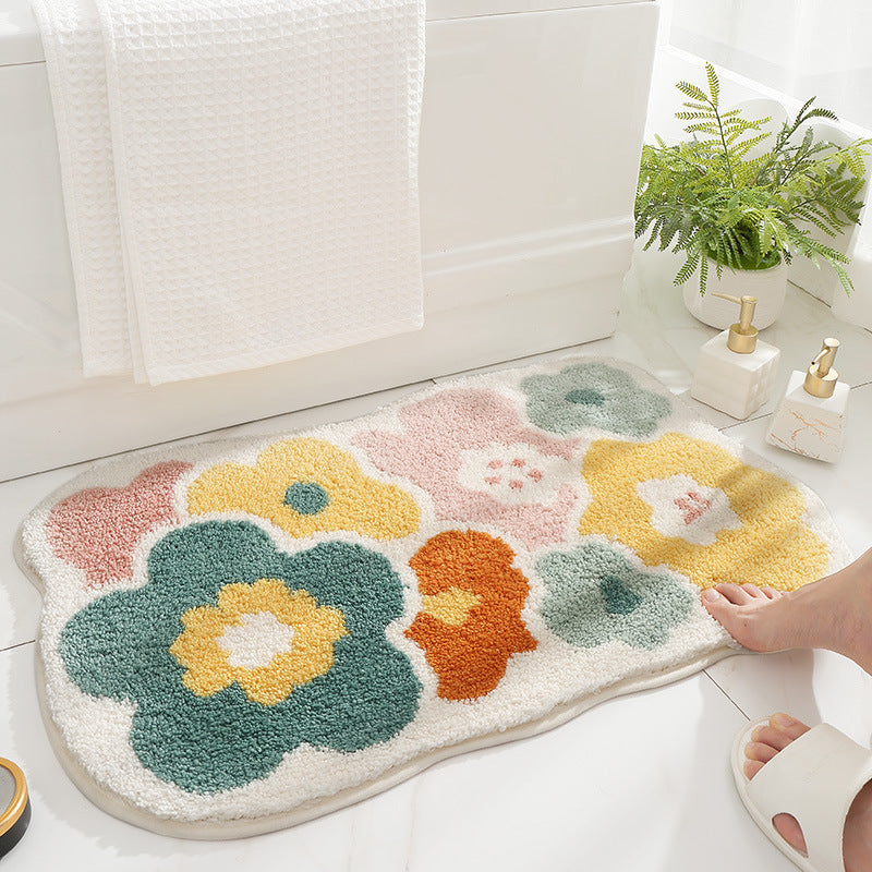 Custom Logo Non-slip Household Flocked Floor Mat | Premium Corporate Gifts and Custom Gifts