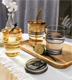 Custom Logo INS style fashion glass coffee cup | Premium Corporate Gifts and Custom Gifts