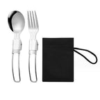 Custom Logo Portable folding drawstring pocket tableware | Premium Corporate Gifts and Custom Gifts