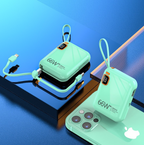 Custom Logo Compact power bank with cable lanyard | Premium Corporate Gifts and Custom Gifts