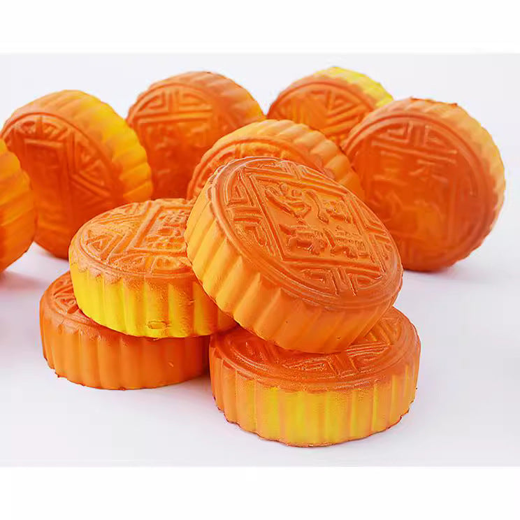 Custom Logo Decompression mooncake-shaped stress relief ball | Premium Corporate Gifts and Custom Gifts