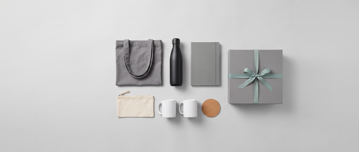 Collection of branded gifts