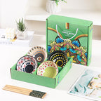 Custom Logo Japanese Snowflake Bowl Set | Premium Corporate Gifts and Custom Gifts