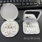 Custom Logo Small square multi-functional data cable storage box | Premium Corporate Gifts and Custom Gifts