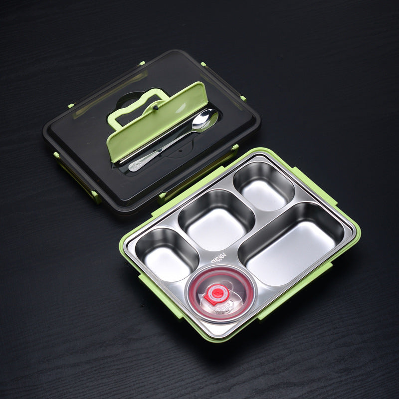 Custom Logo Stainless Steel Multi-Compartment Bento Box | Premium Corporate Gifts and Custom Gifts