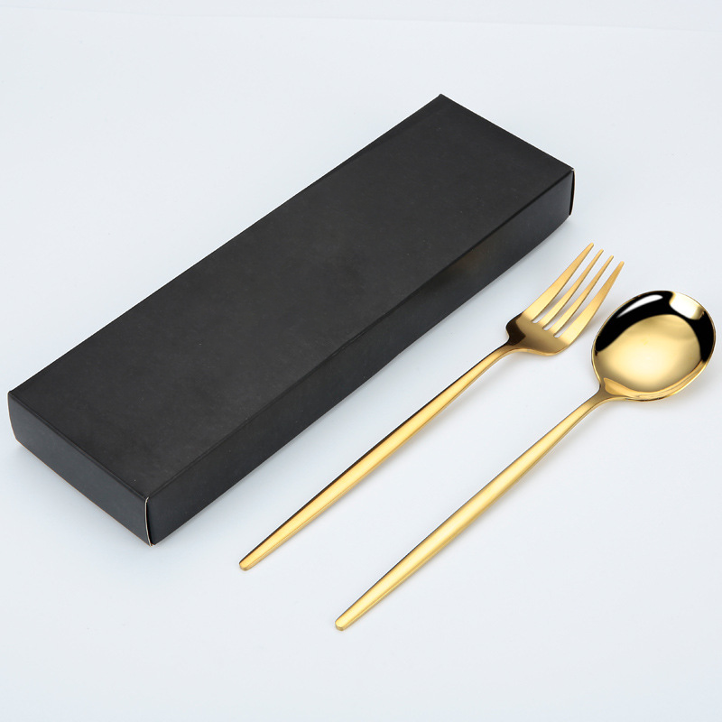 Custom Logo Western Tableware Two-Piece Gift Box | Premium Corporate Gifts and Custom Gifts