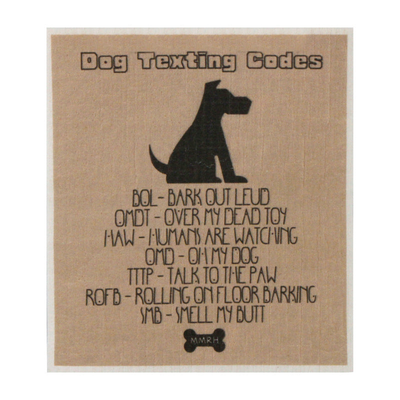 Custom Logo Wood Pulp Cotton Dishwashing Rag | Premium Corporate Gifts and Custom Gifts