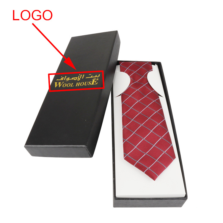 Custom Logo Textured Tie | Premium Corporate Gifts and Custom Gifts