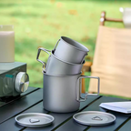 Custom Logo Camping Titanium Alloy Handle Mug | Premium Corporate Gifts and Custom Gifts